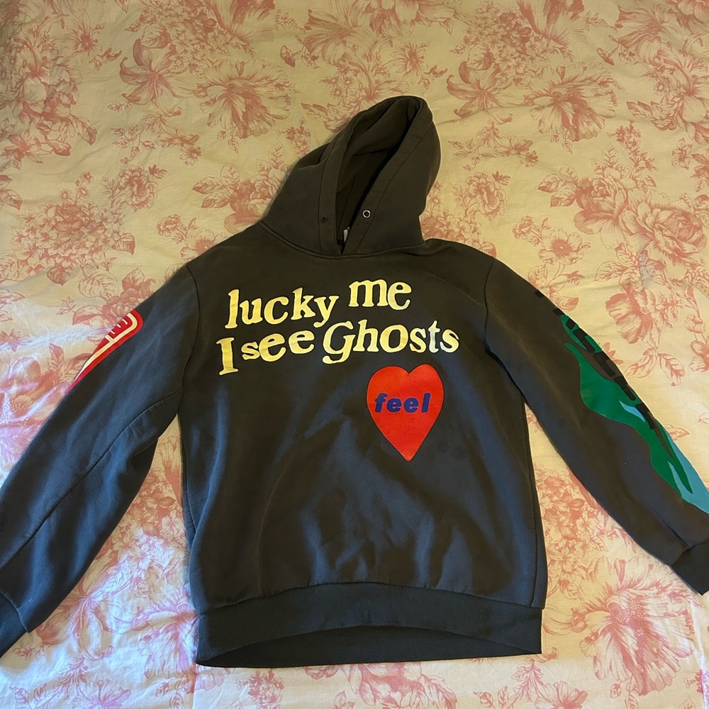 Golf Wang Gray Hoodie with Red and Green Accents